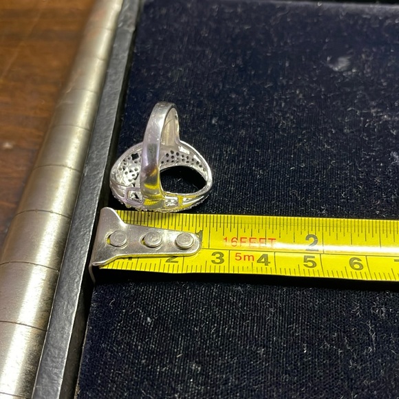 Sterling silver ring with cubic zirconia - Picture 8 of 8